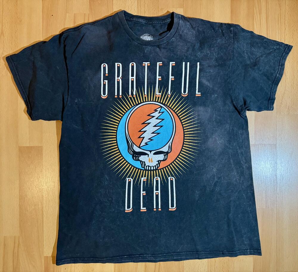 Grateful Dead Shirt Mens Large Steal Your Face Skull Band Tee 2017 Vintage Style